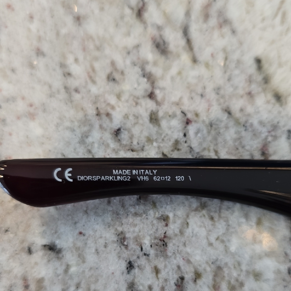 Dior Women's Sunglasses - Dark Brown with Pink Accents - Picture 6 of 15